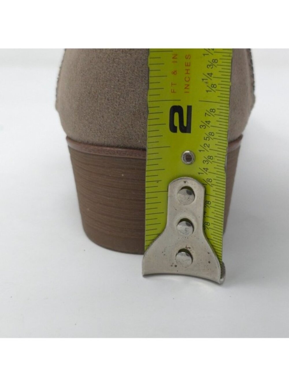Sun + Stone Taupe Ankle Booties size 6M - Picture 10 of 12